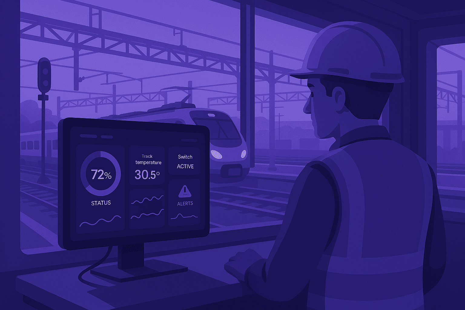 Meddle for the Railway Sector: Smart and Secure Infrastructure Monitoring